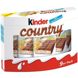 Kinder country 9ks